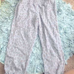 Cheetah print sweatpants!